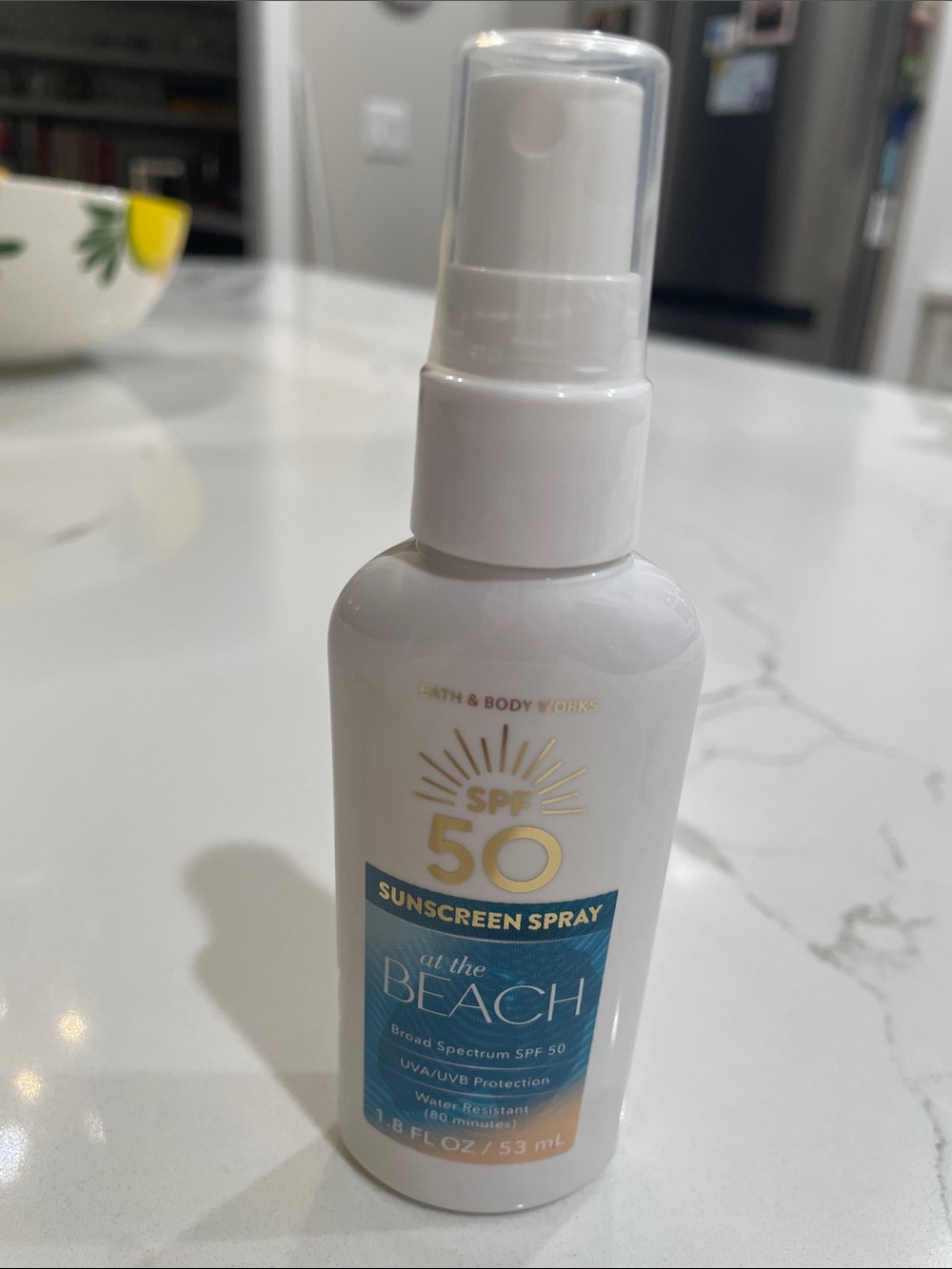 Bath & Body Works White SPF 50 Sunscreen Spray - At The Beach